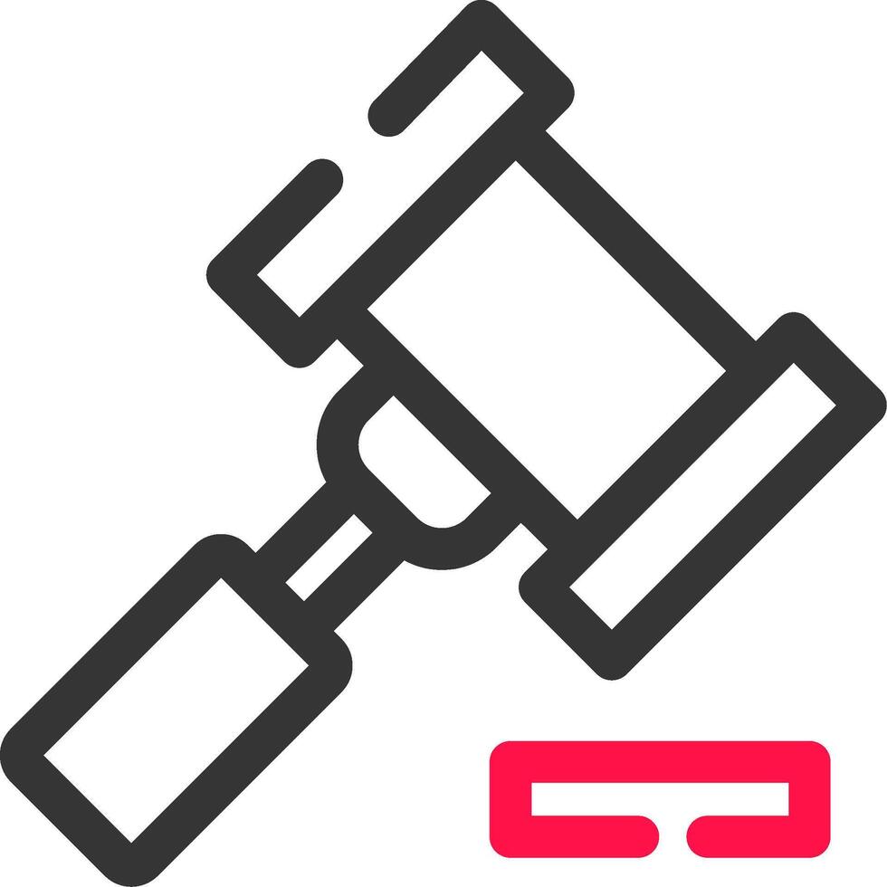 Gavel Creative Icon Design vector