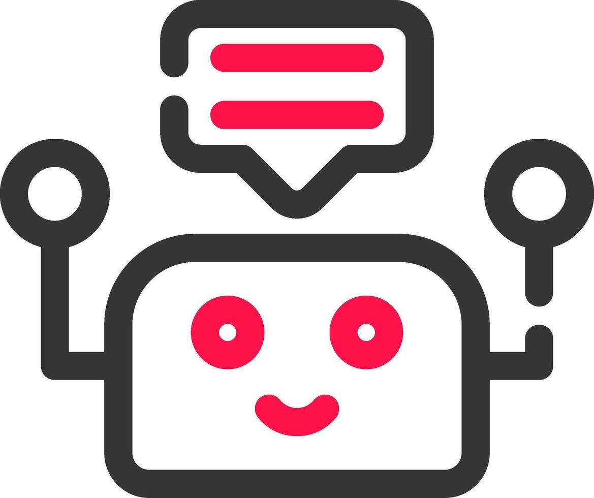 Chatbot Creative Icon Design vector