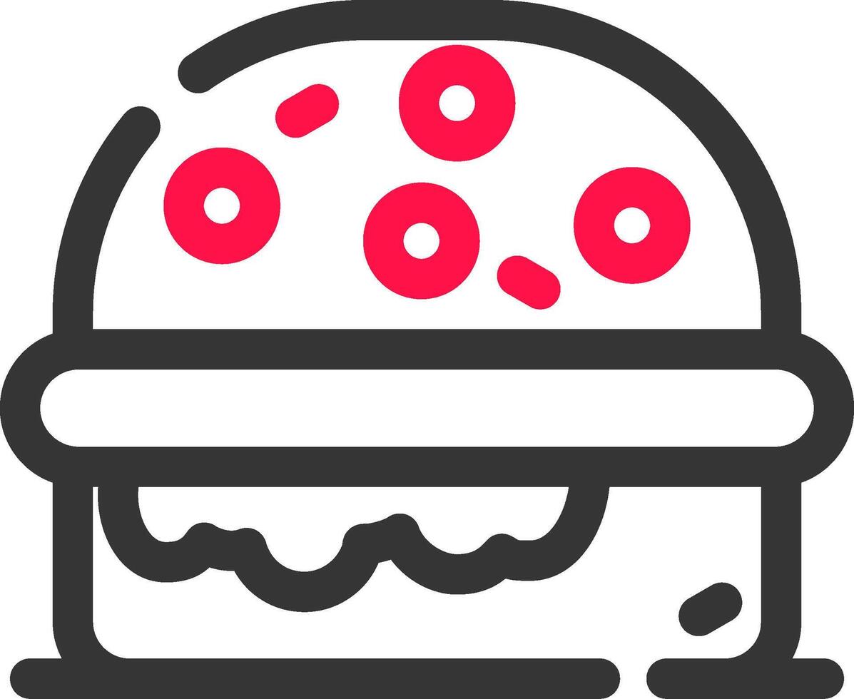 Burguer Creative Icon Design vector