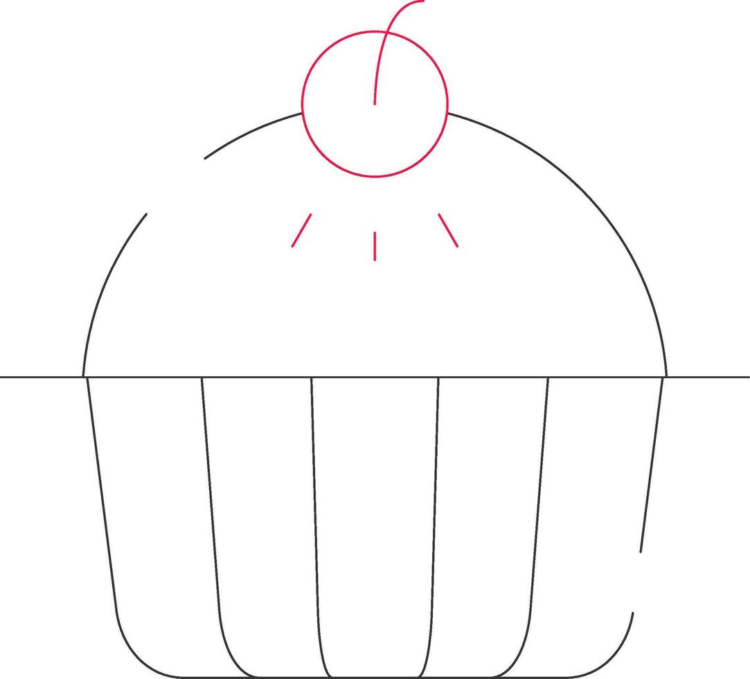 diseño de icono creativo de pastel de manzana vector