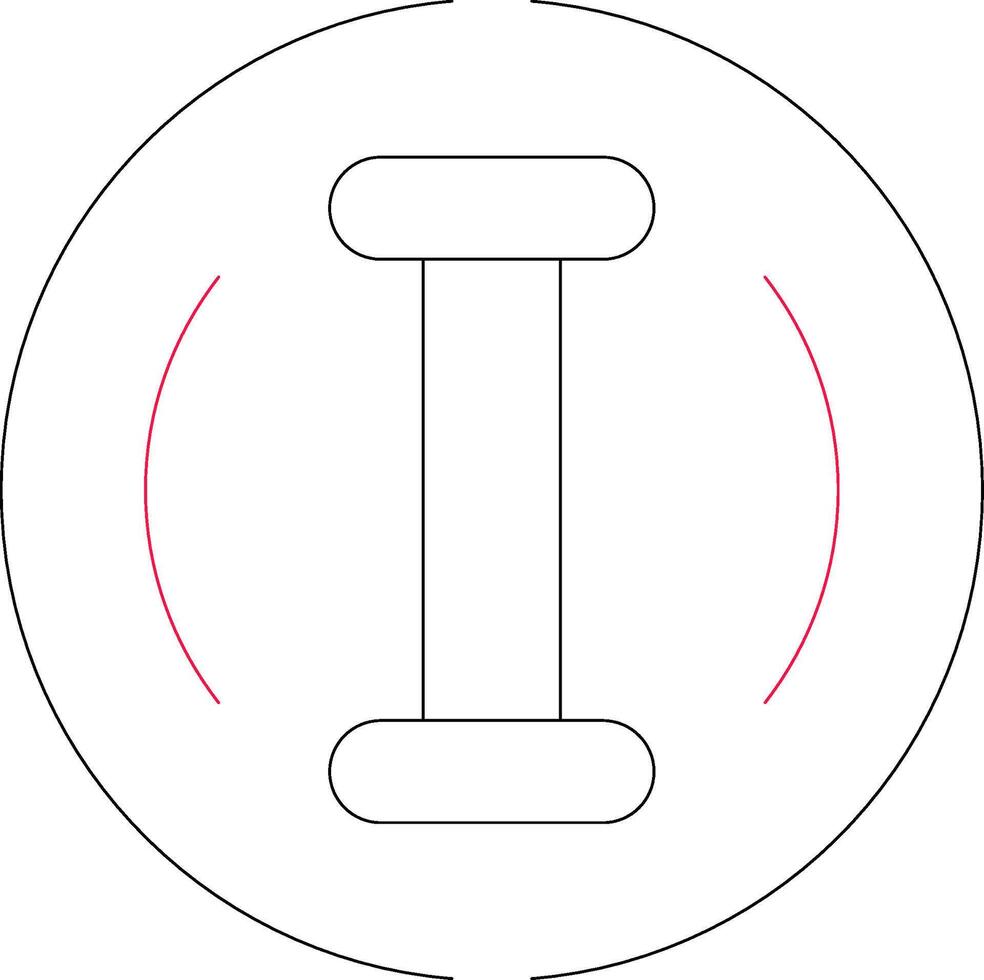 Line Two Color Design vector