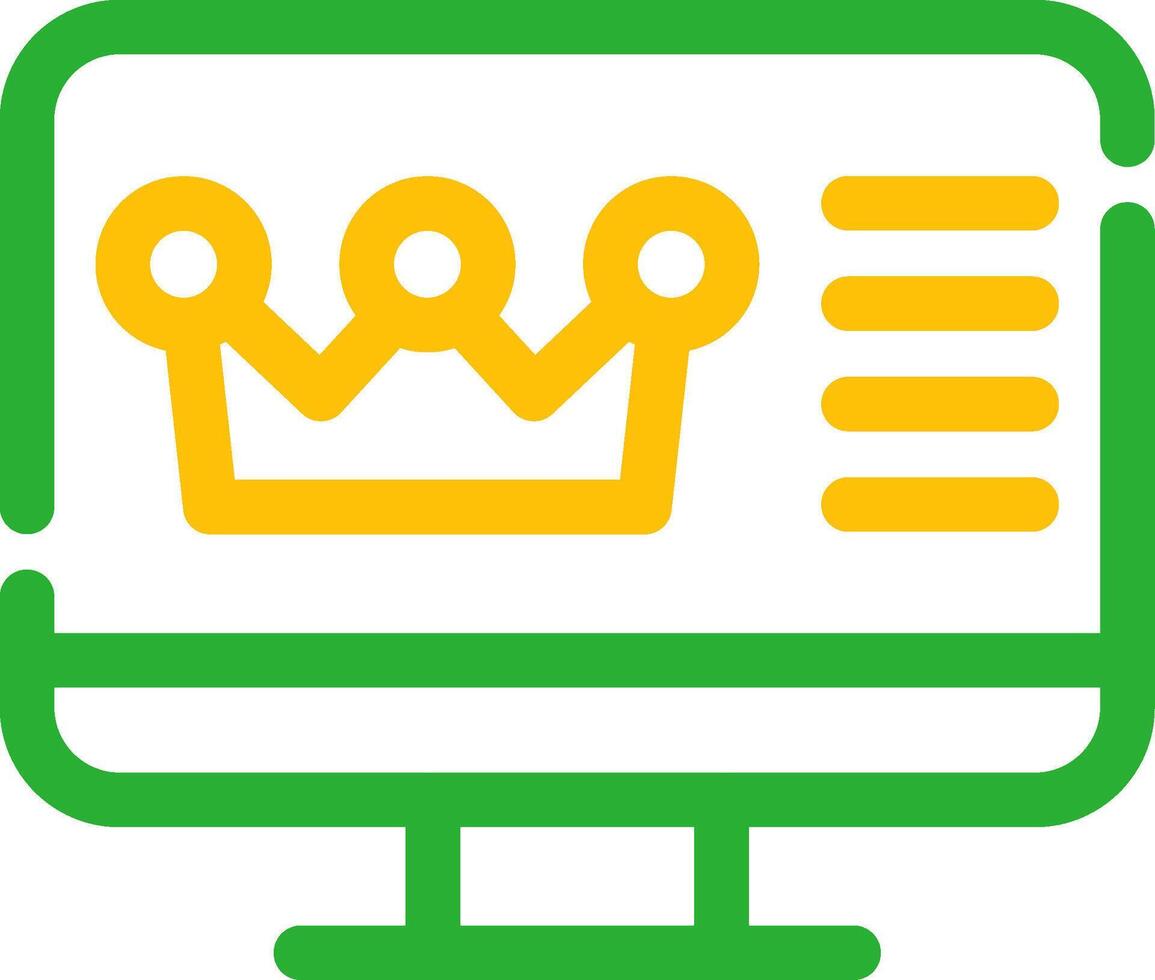 Premium Content Creative Icon Design vector