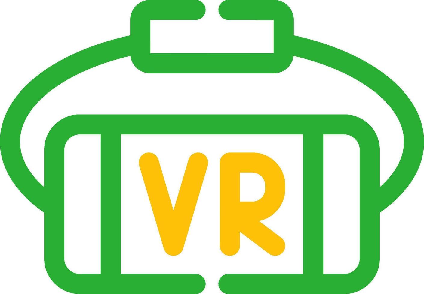 VR Glasses Creative Icon Design vector