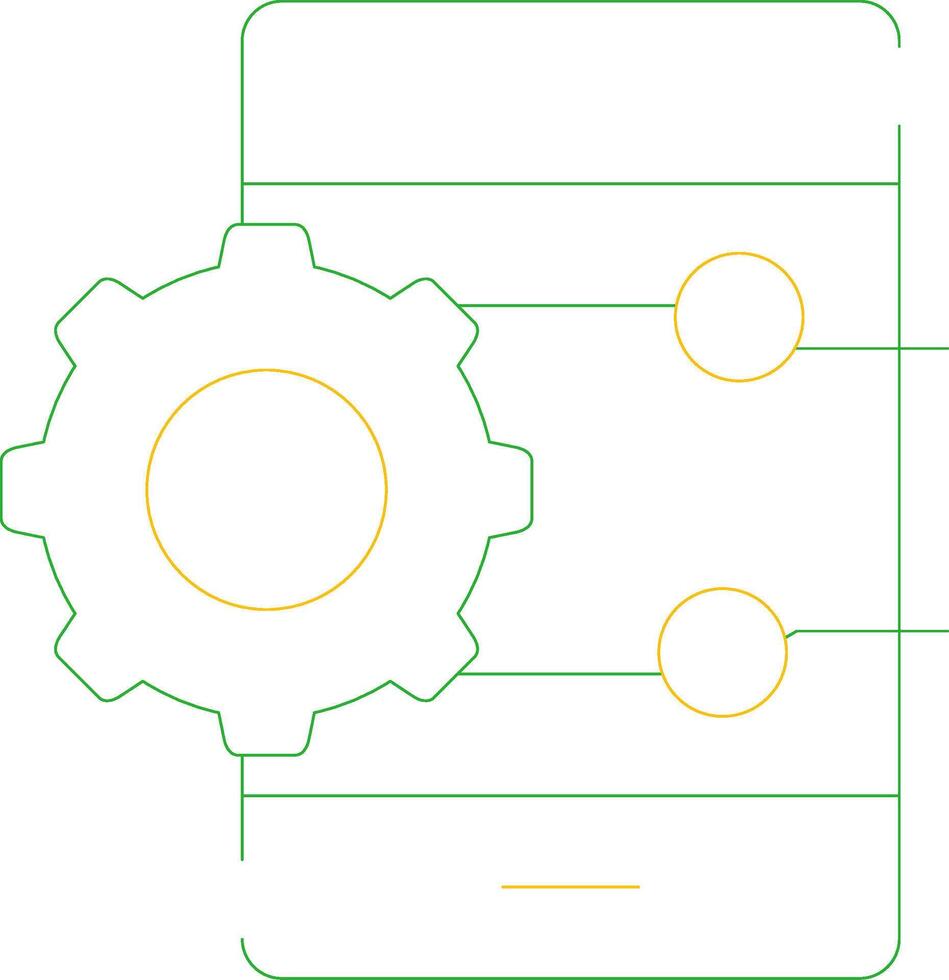 Project Management App Creative Icon Design vector