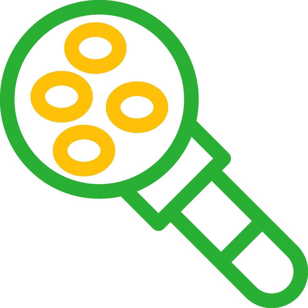 Magnifying Glass Creative Icon Design vector