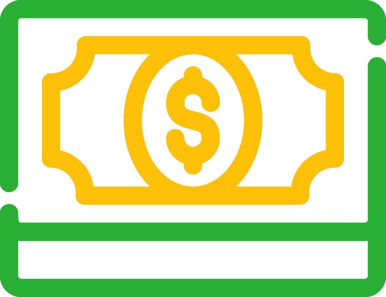 Banknotes Creative Icon Design vector