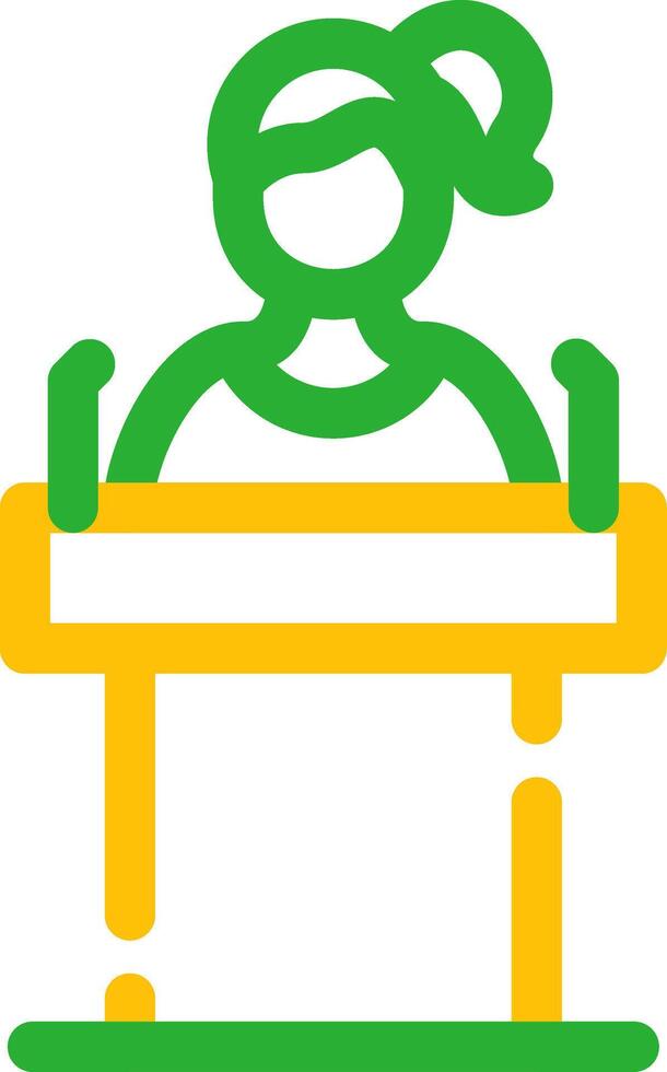 Politician Creative Icon Design vector