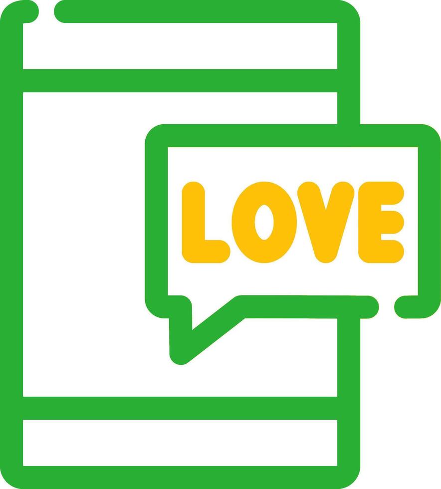 Love Call Creative Icon Design vector