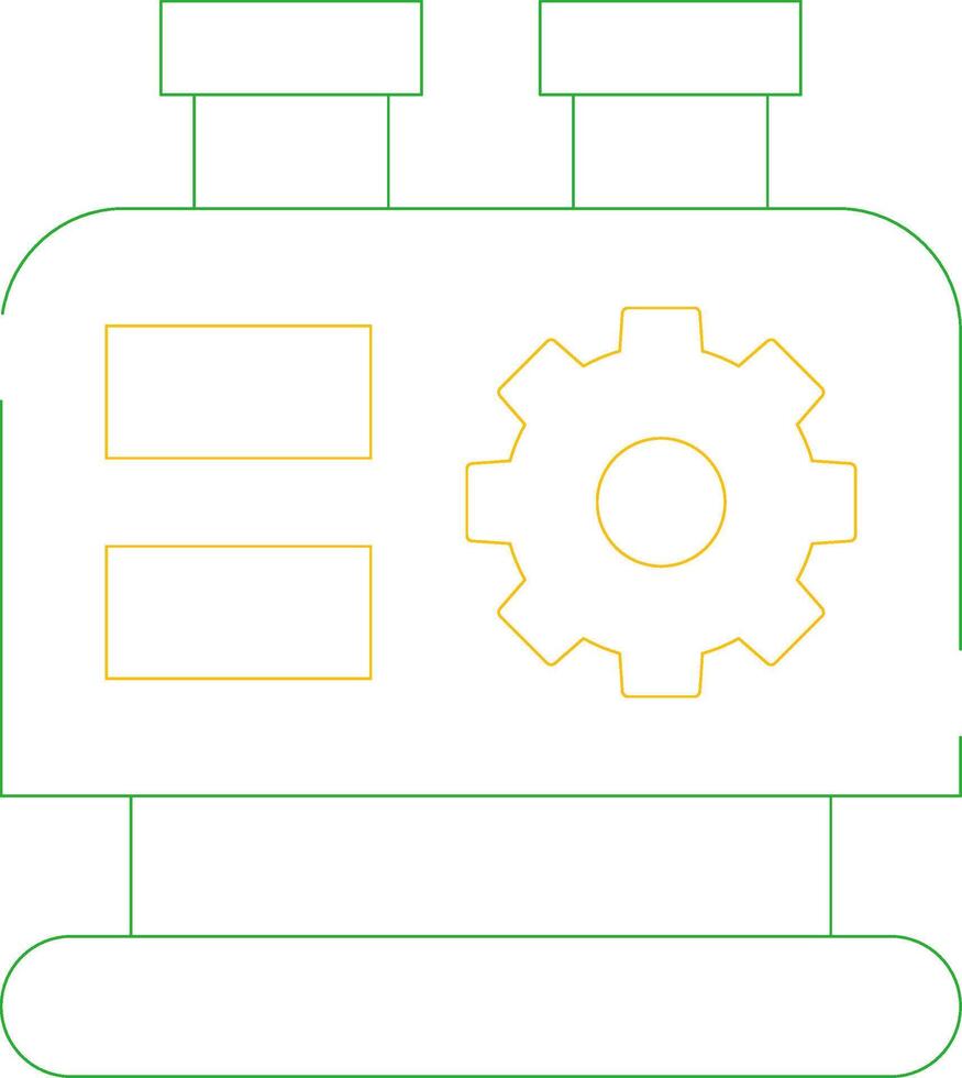 Machinery Creative Icon Design vector