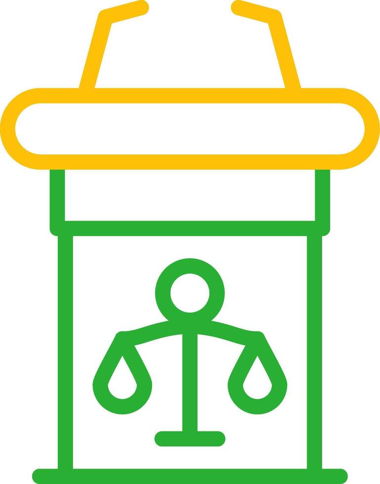 Line Two Color Design vector