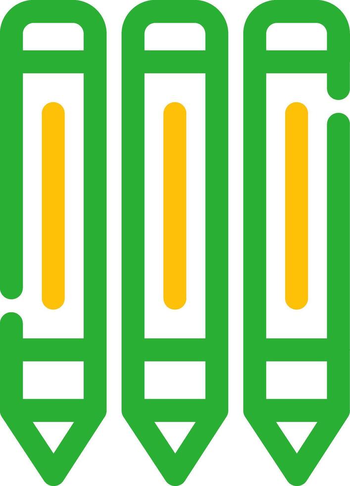 Pencils Creative Icon Design vector