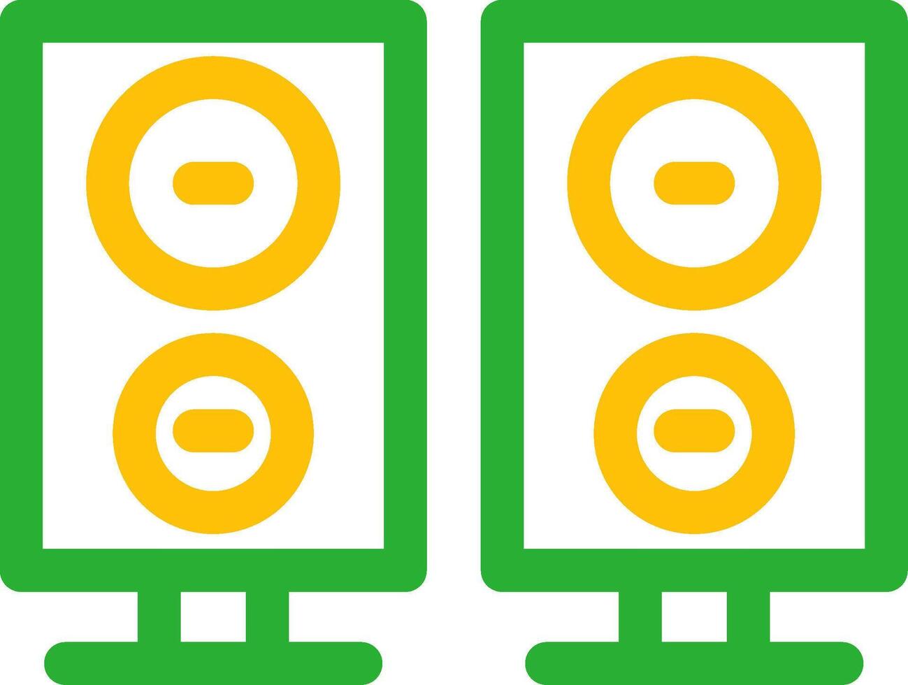 Speakers Creative Icon Design vector