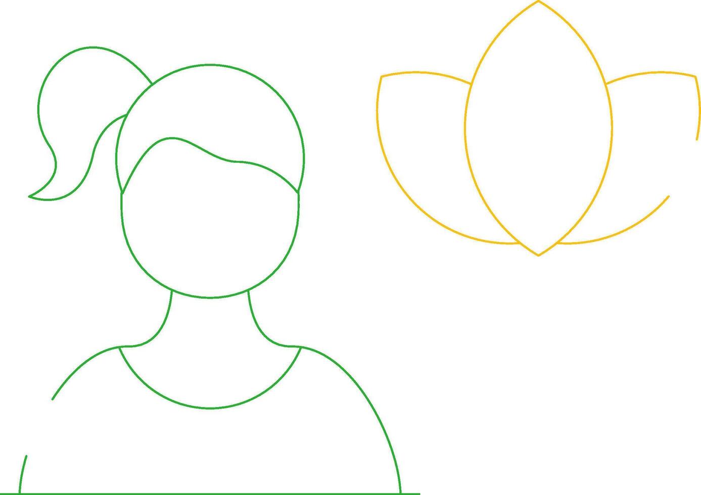 Meditation Creative Icon Design vector