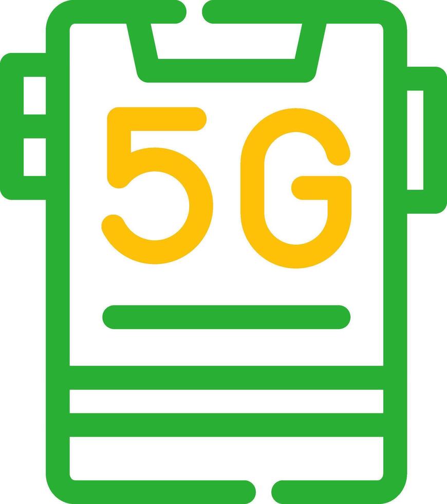 5G Creative Icon Design vector