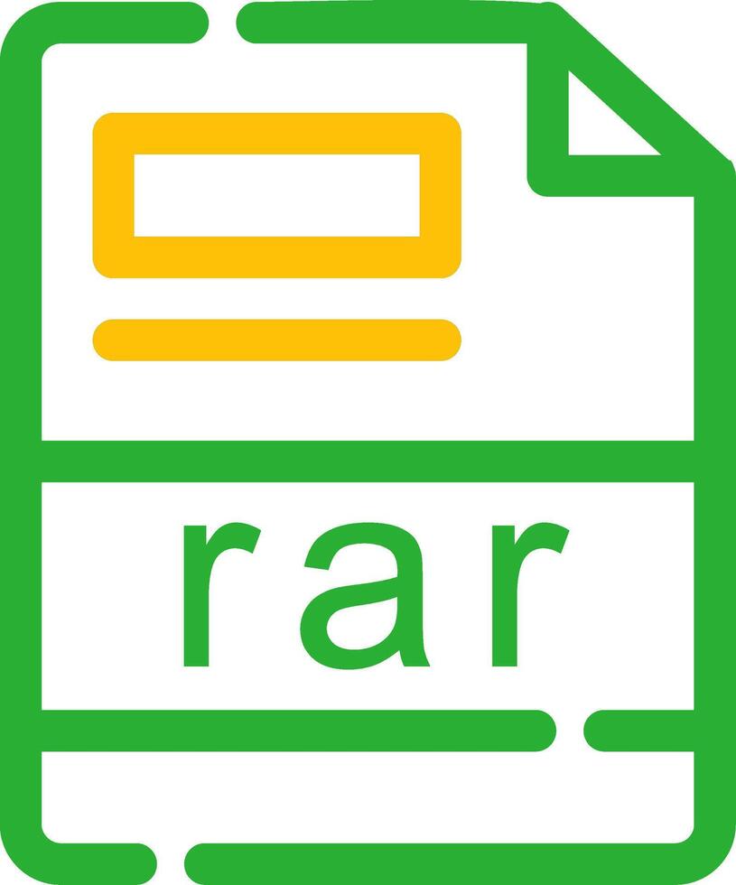 rar Creative Icon Design vector