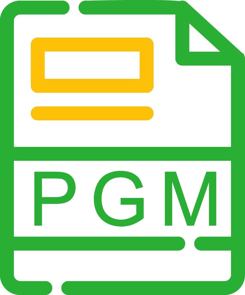 PGM Creative Icon Design vector