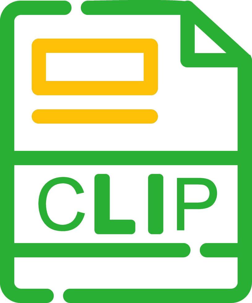 CLIP Creative Icon Design vector