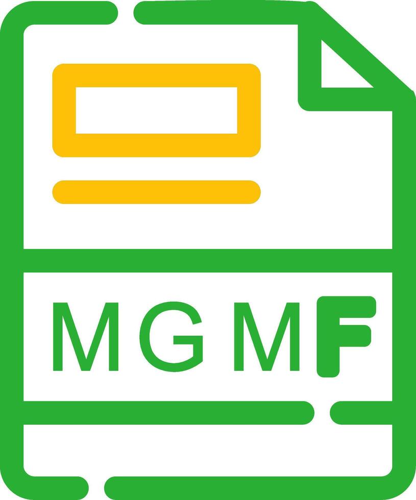 MGMF Creative Icon Design vector