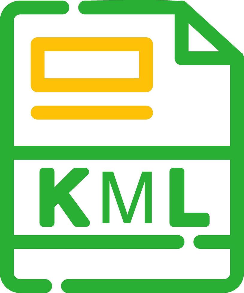 KML Creative Icon Design vector