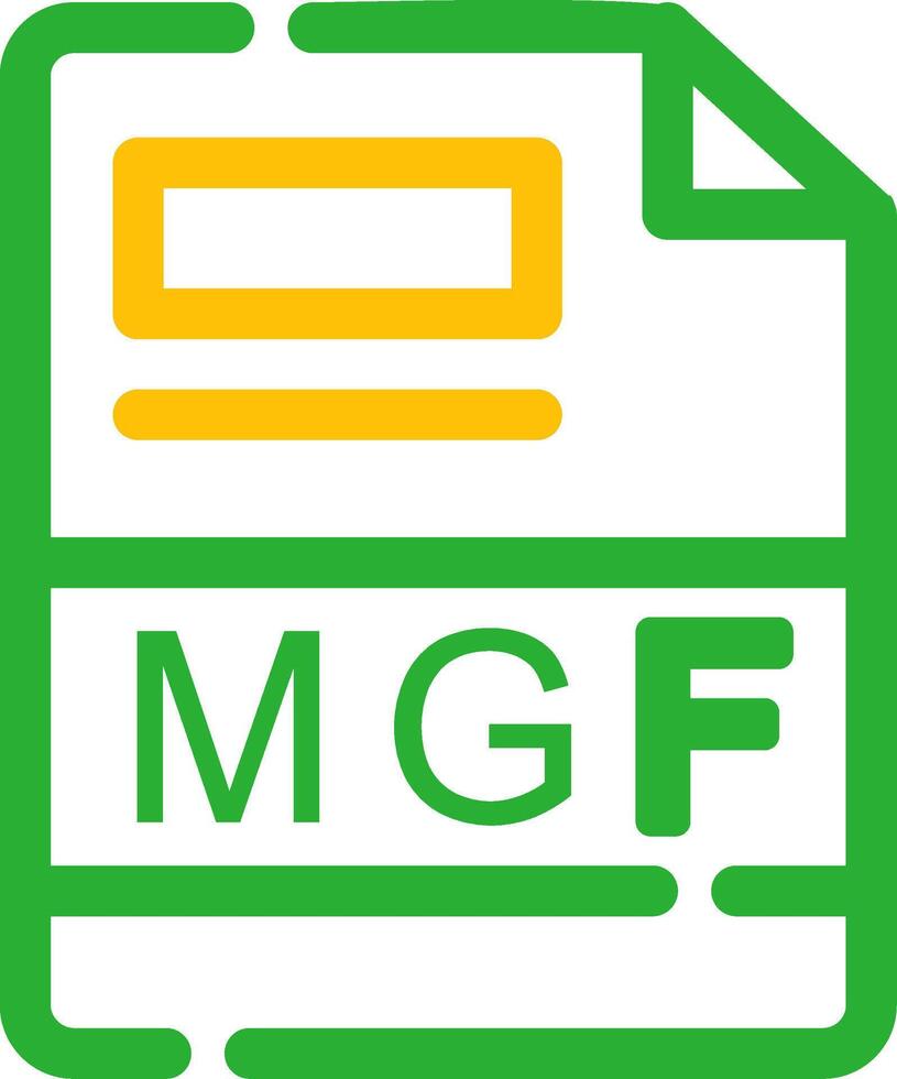 MGF Creative Icon Design vector