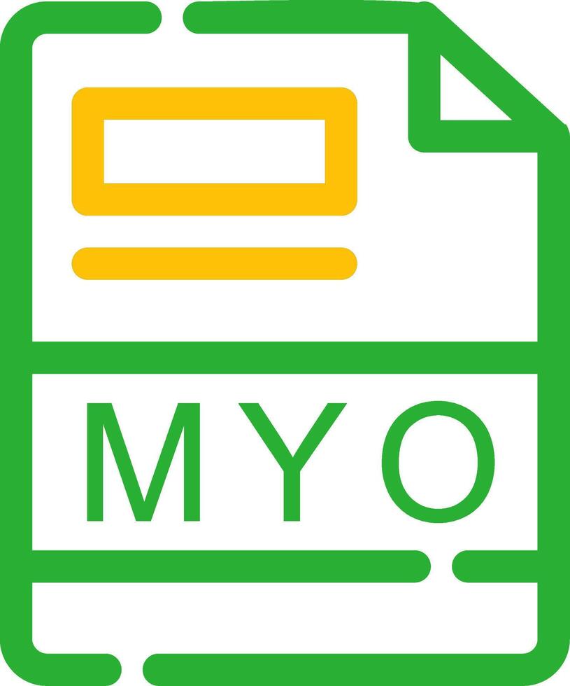 MYO Creative Icon Design vector
