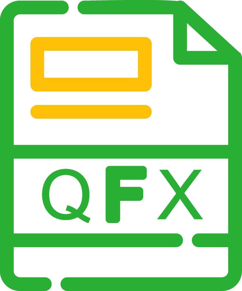 QFX Creative Icon Design vector