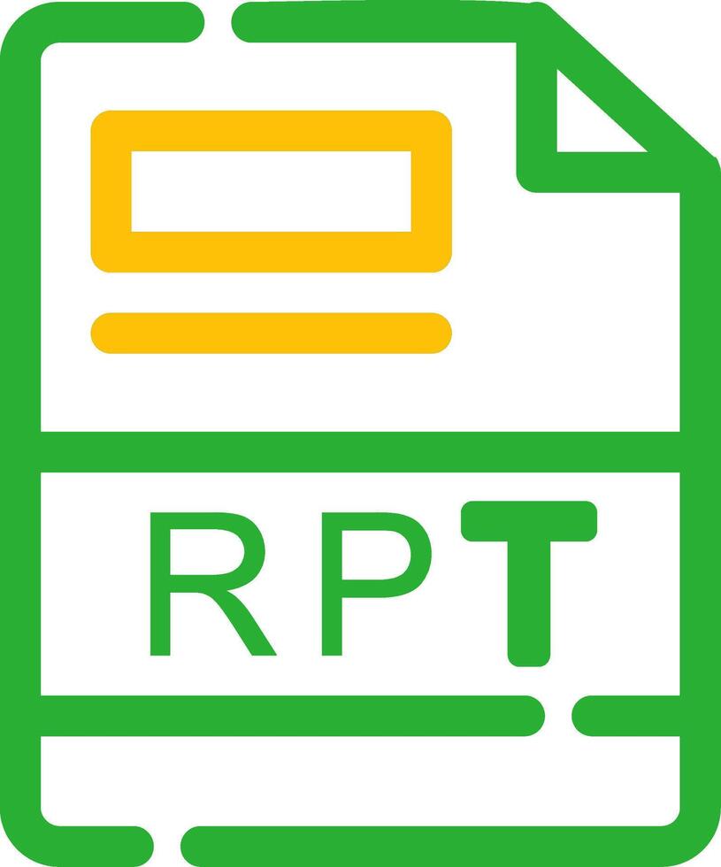 RPT Creative Icon Design vector
