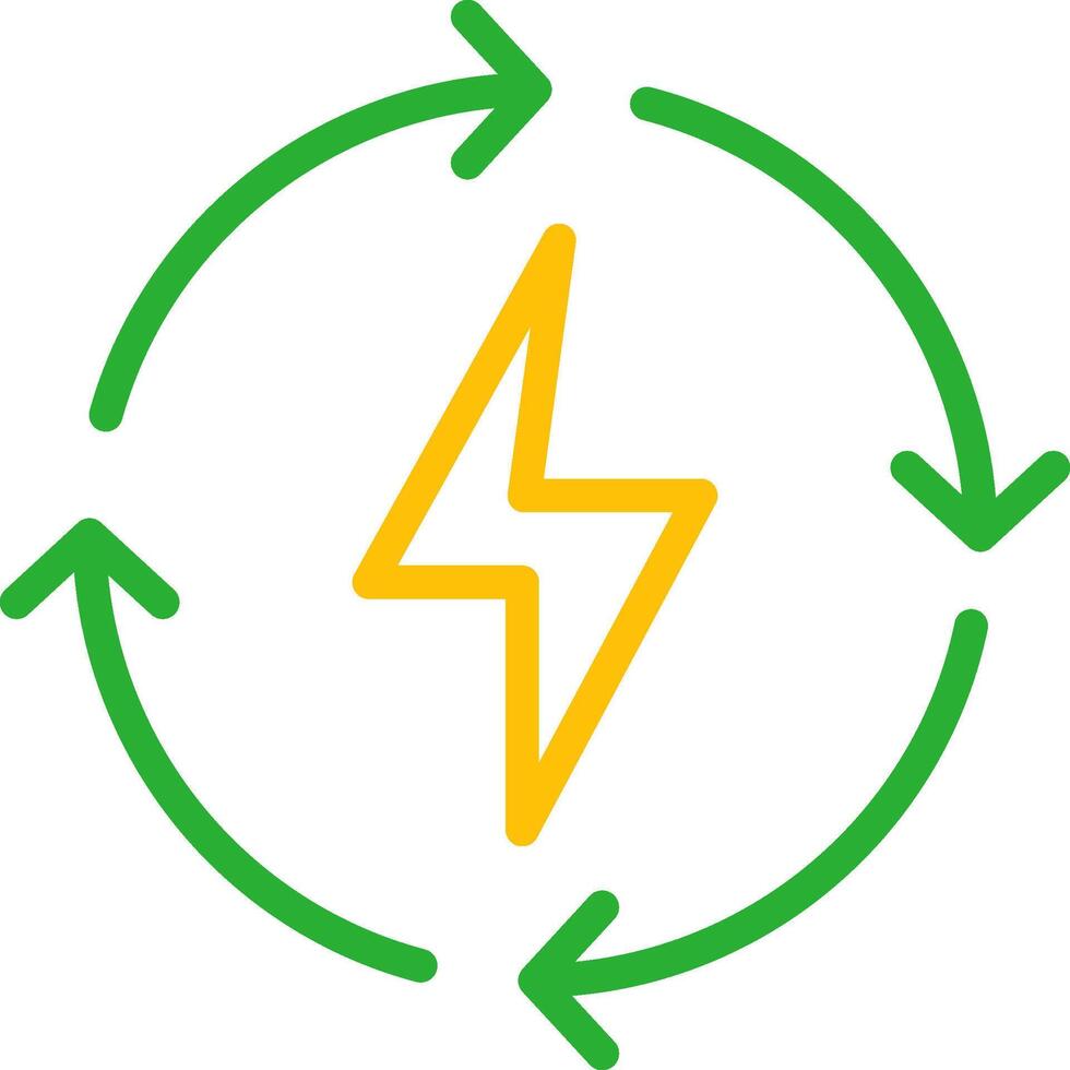 Renewable Energy Creative Icon Design vector