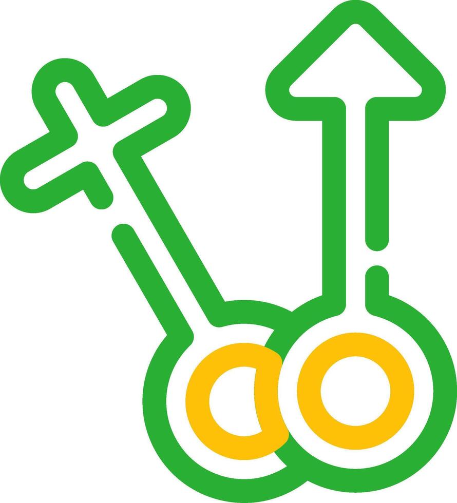 Venus-Mars Creative Icon Design vector