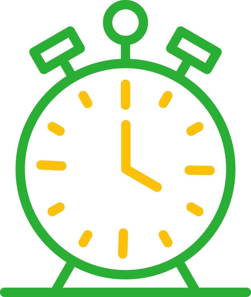 Alarm Clock Creative Icon Design vector