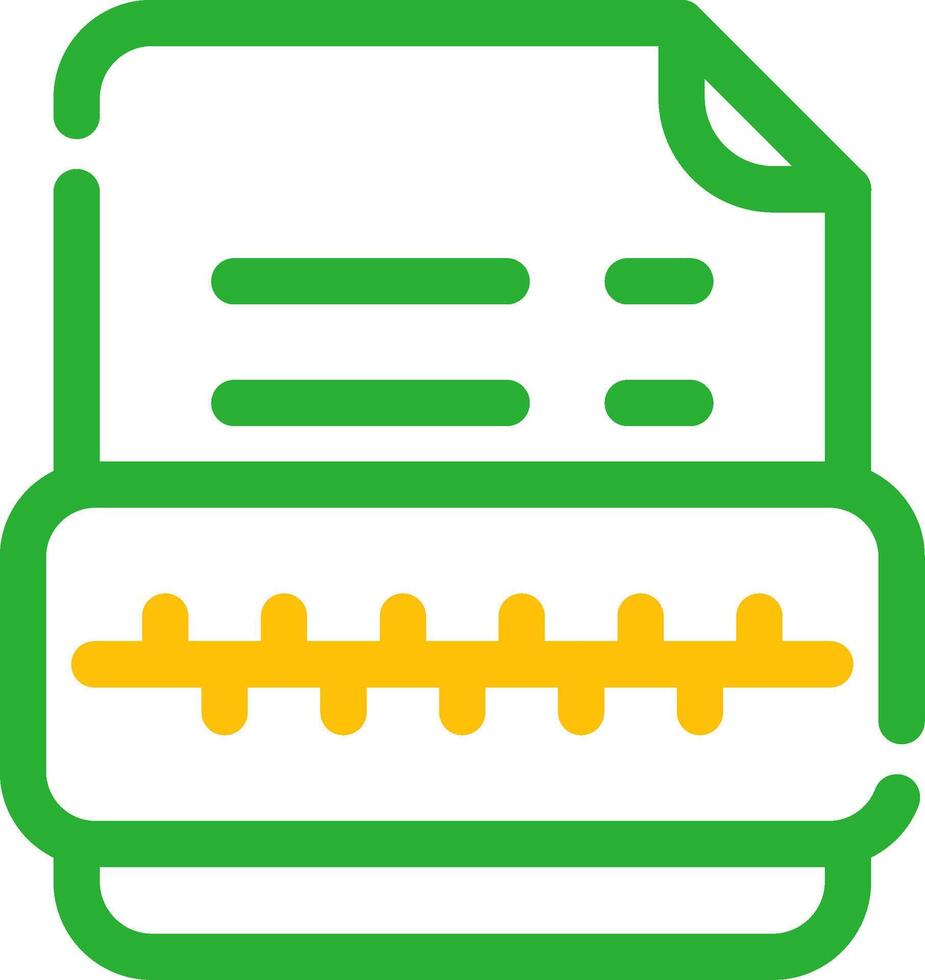 Zip File Creative Icon Design vector