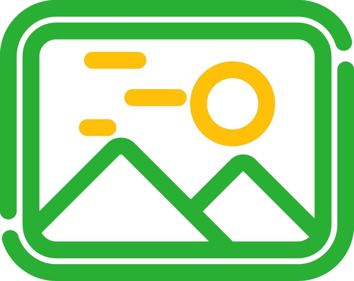 Gallery Creative Icon Design vector