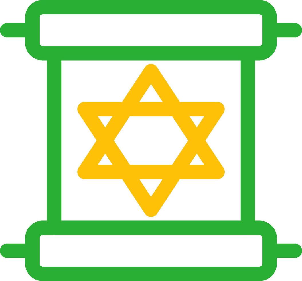 Scroll torah Creative Icon Design vector