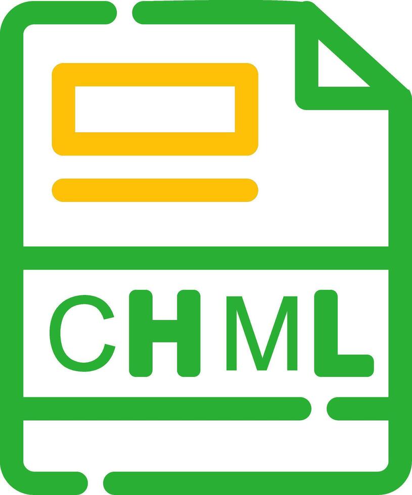 chml creativo icono diseño vector