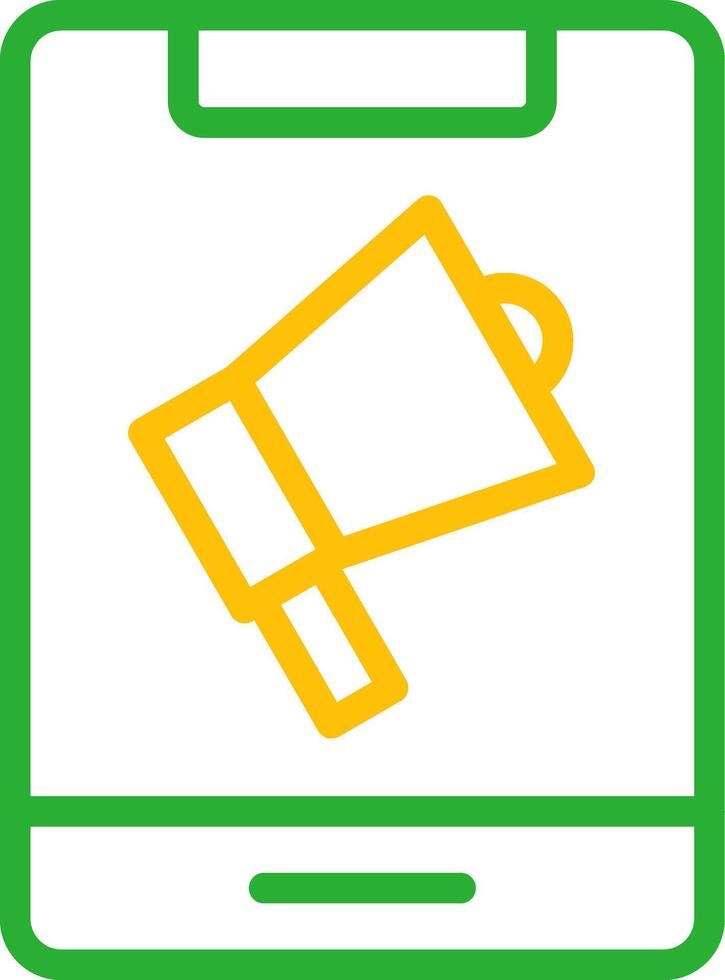 Online Ad Creative Icon Design vector