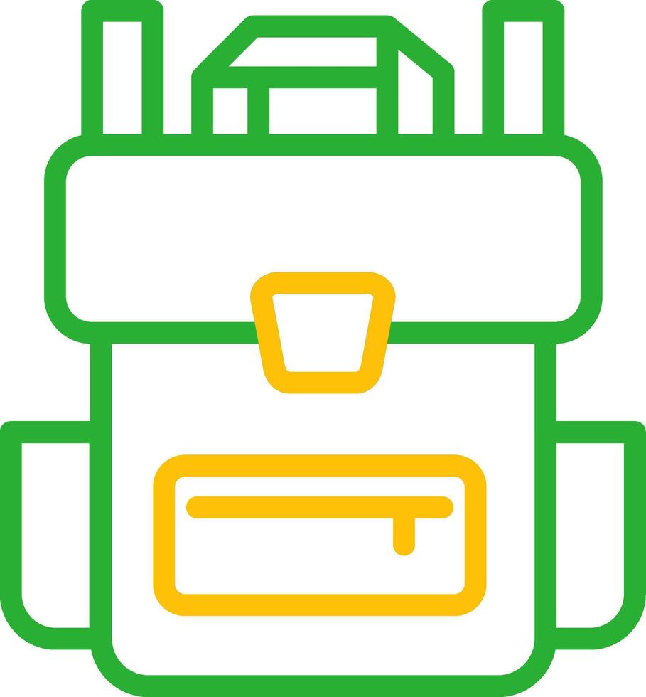 Backpack Creative Icon Design vector