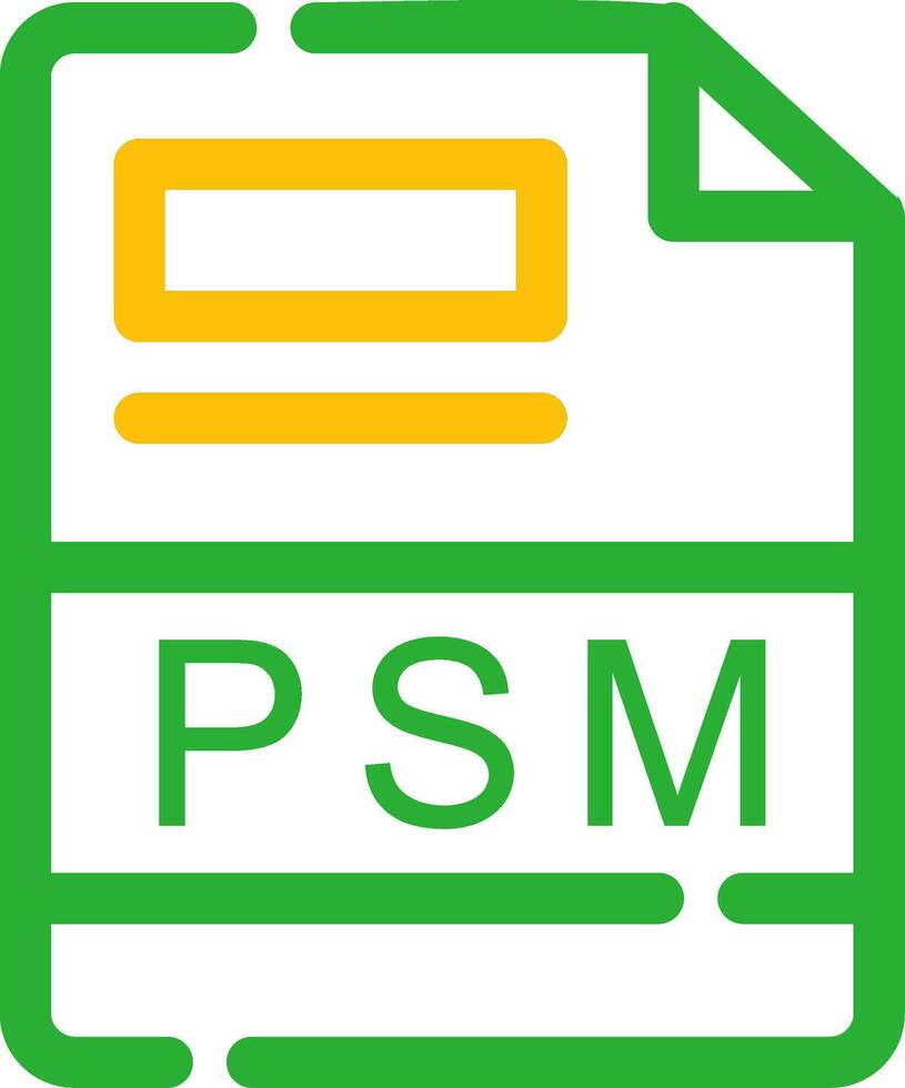 PSM Creative Icon Design vector
