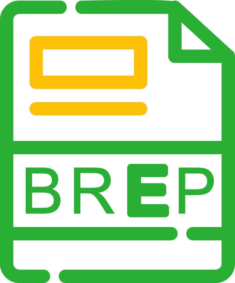 BREP Creative Icon Design vector