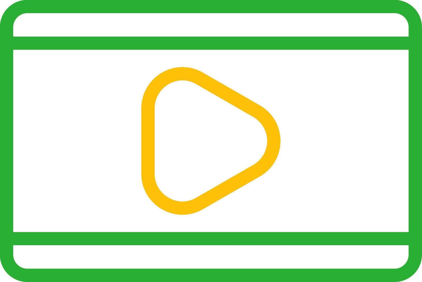 Video Play Creative Icon Design vector