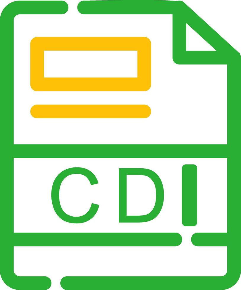 CDI Creative Icon Design vector