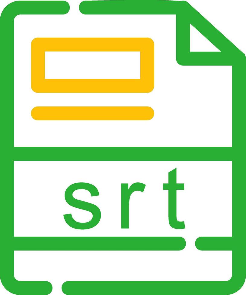 srt Creative Icon Design vector