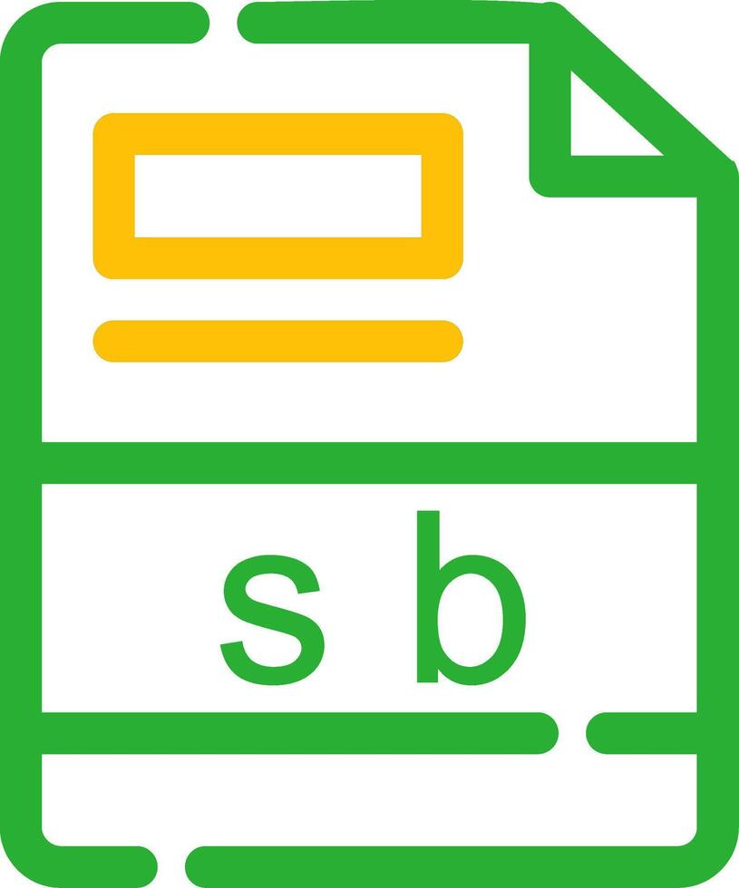 sb Creative Icon Design vector