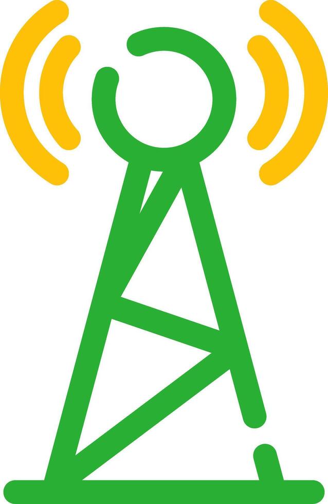 Radio Broadcast Creative Icon Design vector
