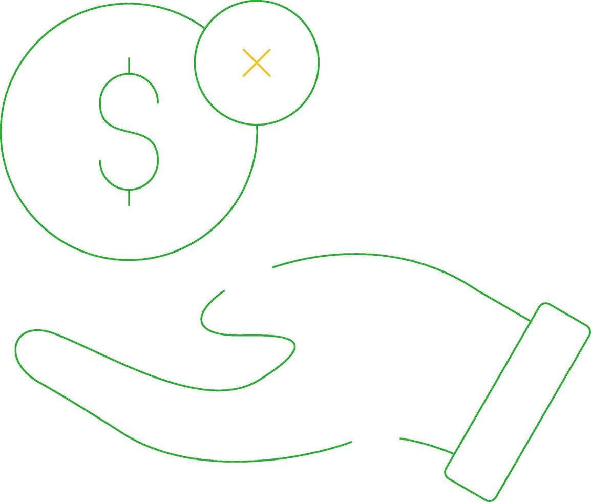 Canceled Creative Icon Design vector