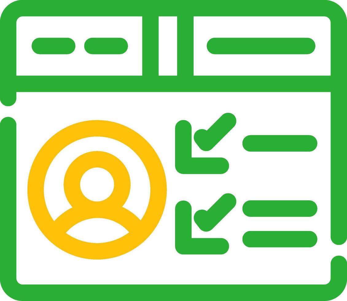 Profile Creative Icon Design vector