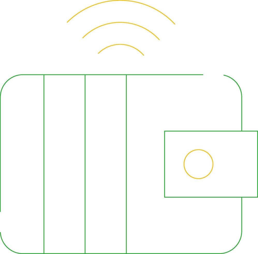 Smart Wallet Creative Icon Design vector