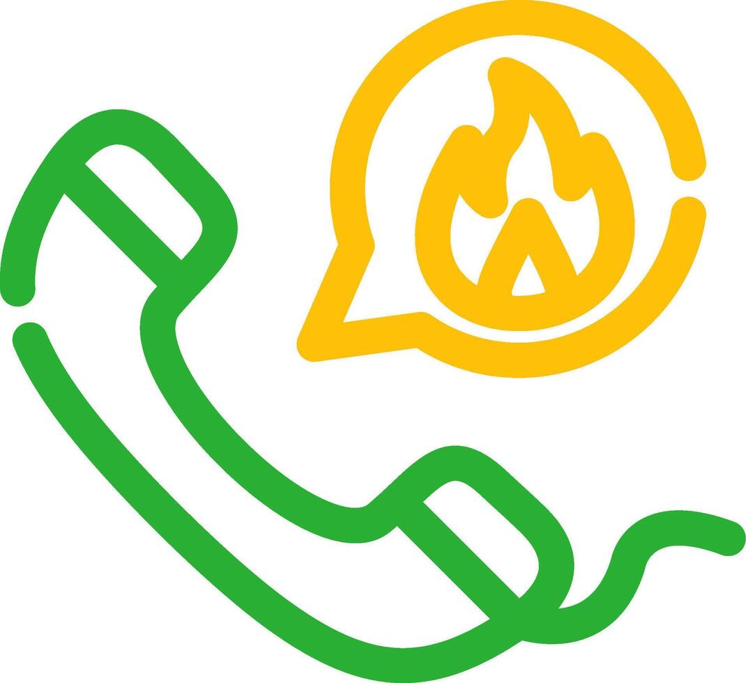Emergency Call Creative Icon Design vector