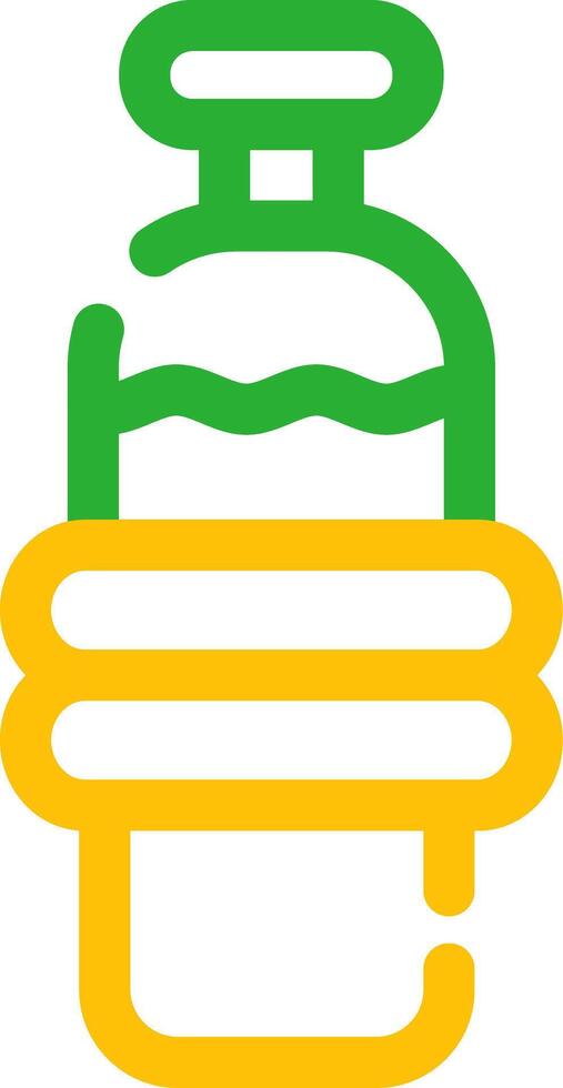 Water Bottle Creative Icon Design vector
