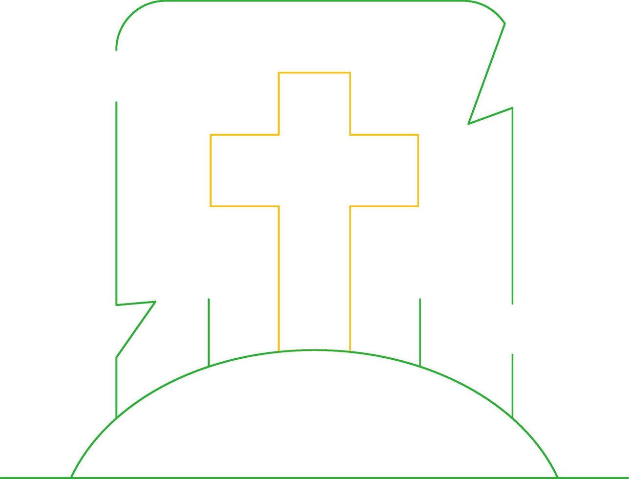 Tomb Creative Icon Design vector