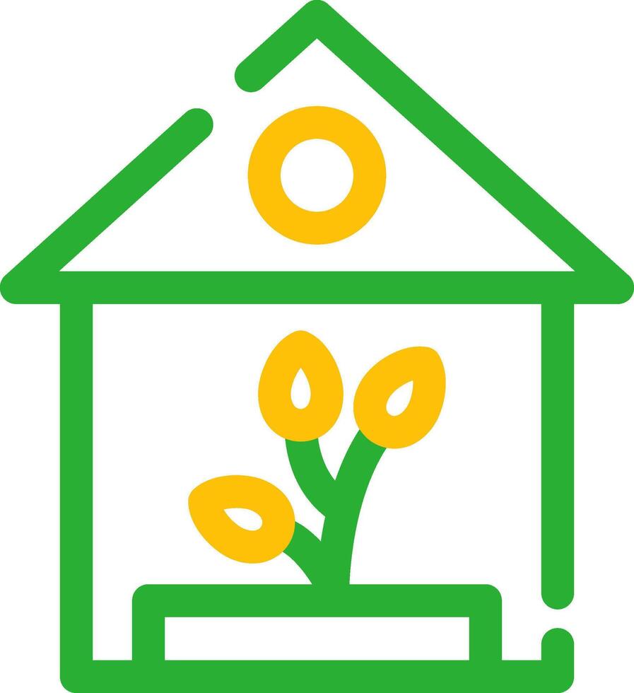 Greenhouse Creative Icon Design vector